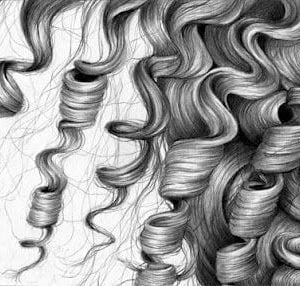 Göndör haj ápolása